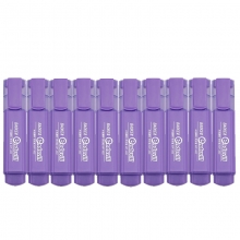 宝克（BAOKE）MP460 荧光笔/重点醒目标记笔 10支装 紫色