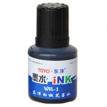 东洋（TOYO）WR-1 白板笔添加墨水添加液/白板水 22cc/瓶 黑色