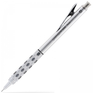 派通（Pentel）PG1015 Graph Gear1000金属笔杆活动铅笔/滚花握柄绘图自动铅笔 0.5mm 混色