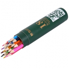 晨光（M&G）AWP34307 彩色铅笔/木质彩铅绘画彩色铅笔 PP筒装 18色
