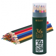 晨光（M&G）AWP36802 彩色铅笔/木质彩铅绘画彩色铅笔 PP筒装 36色