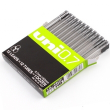 三菱（UNI）UL-1407 自动铅笔芯/铅芯 HB 0.7mm 12根*12片/盒